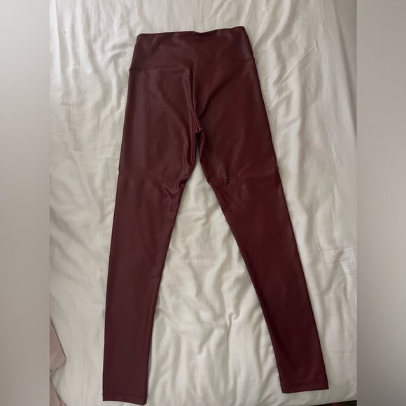 Small Faux Leather Pants Red - Picture 3 of 6